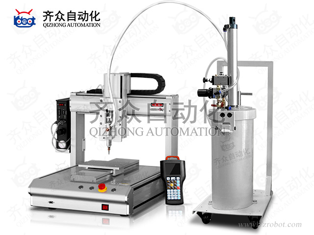 2600ml桶裝膠專用膠閥式三軸全自動點膠機