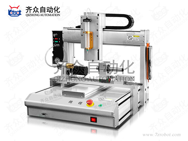 針筒型臥式三軸全自動點膠機