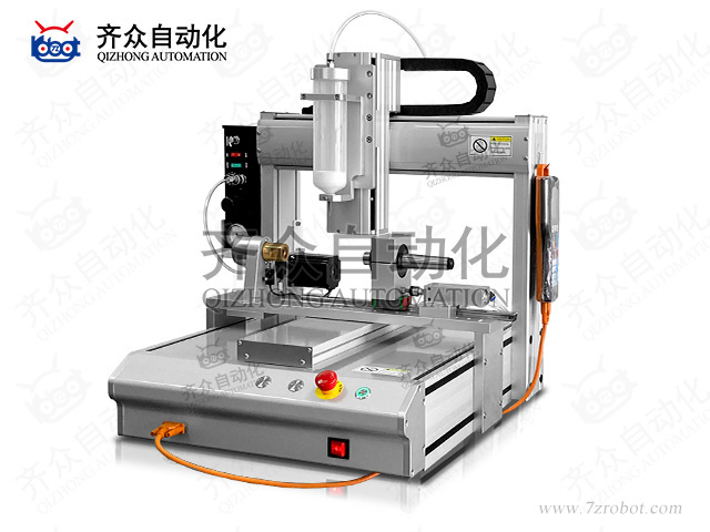 300ml針筒儲料臥式三軸全自動點膠機